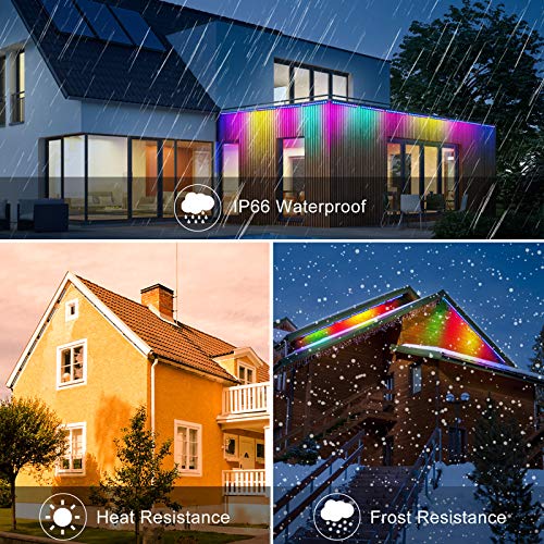 MEIKEE 4 Pack 25W RGB LED Wall Washer Light, Color Changing LED St...