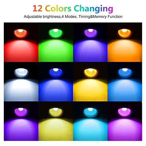 MEIKEE 7W RGB Landscape Lights, DC 12V RGB Color Landscape Lightin...