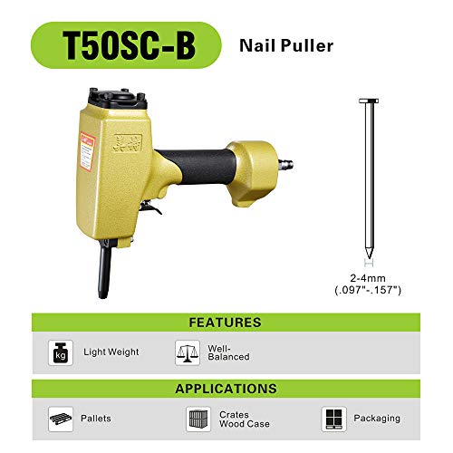meite T50SC 57-100 Psi Pneumatic Nail Puller/Nail Remover