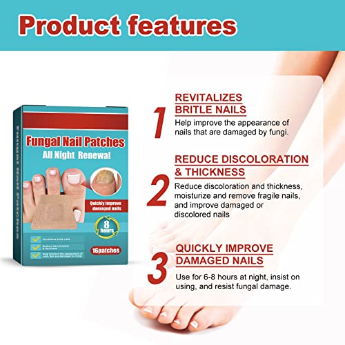 Toe Nail Patches for Fungus,Nighttime Renewal Patches,Fungal Nail ...