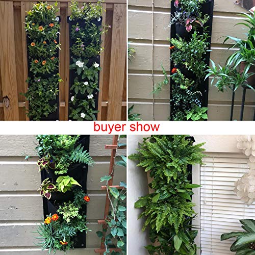 Meiwo New Upgraded Deeper and Bigger 7 Pocket Hanging Vertical Gar...
