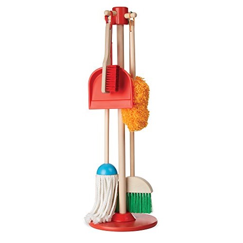 Melissa & Doug Lets Play House Dust! Sweep! Mop! 6-Piece Pretend ...
