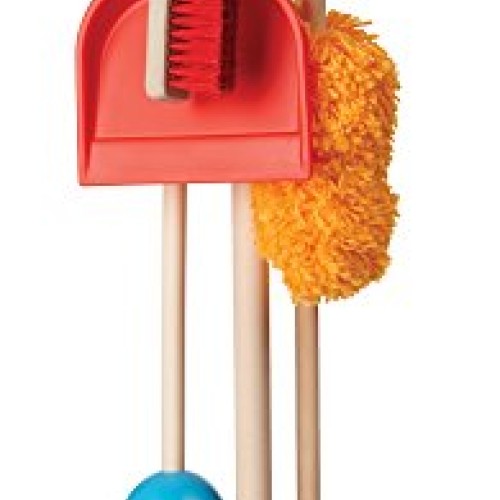 Melissa & Doug Lets Play House Dust! Sweep! Mop! 6-Piece Pretend ...