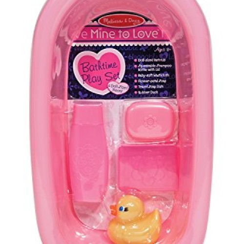 Melissa & Doug Mine to Love Baby Doll Bathtub and Accessories Set ...