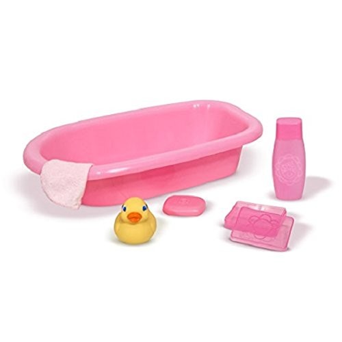 Melissa & Doug Mine to Love Baby Doll Bathtub and Accessories Set ...