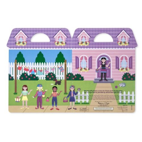 Melissa & Doug Puffy Sticker Activity Book: Dress-Up - 76 Reusable...