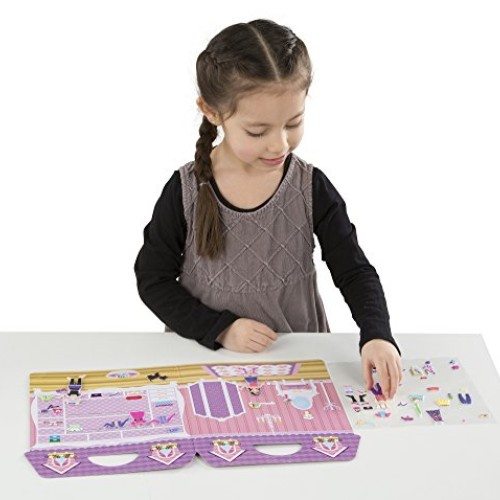 Melissa & Doug Puffy Sticker Activity Book: Dress-Up - 76 Reusable...