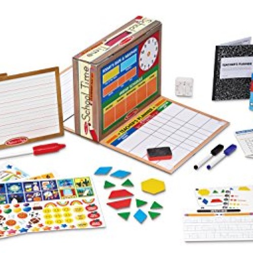 Melissa & Doug School Time! Classroom Play Set Game - Be Teacher o...