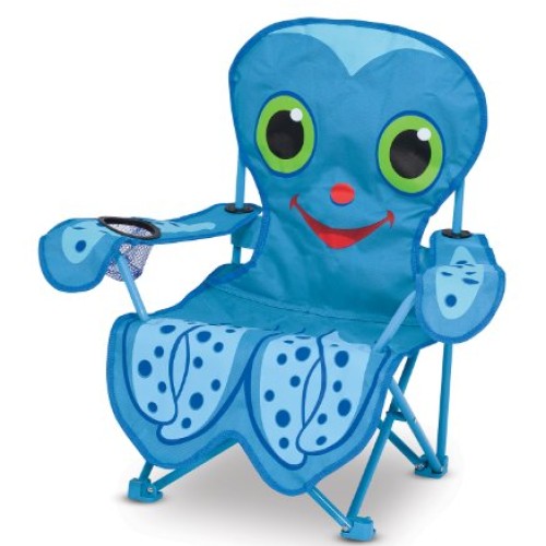 Melissa & Doug Sunny Patch Flex Octopus Folding Beach Chair for Kids