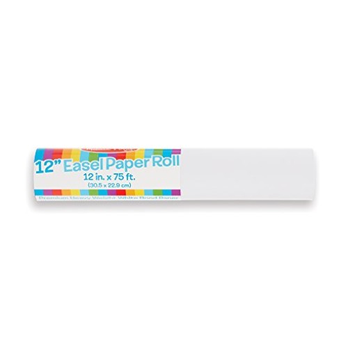 Melissa & Doug Tabletop Easel Paper Roll 12 inches x 75 feet, Gre...