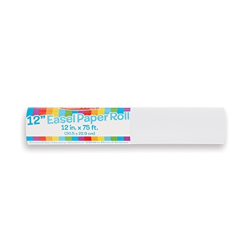 Melissa & Doug Tabletop Easel Paper Roll 12 inches x 75 feet, Gre...