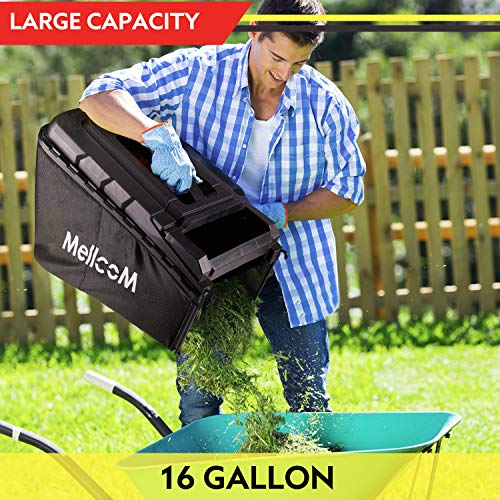 MELLCOM 21 Inch Gas Lawn Mower 4-Cycle Trimming Mower 4-in-1 Rear ...