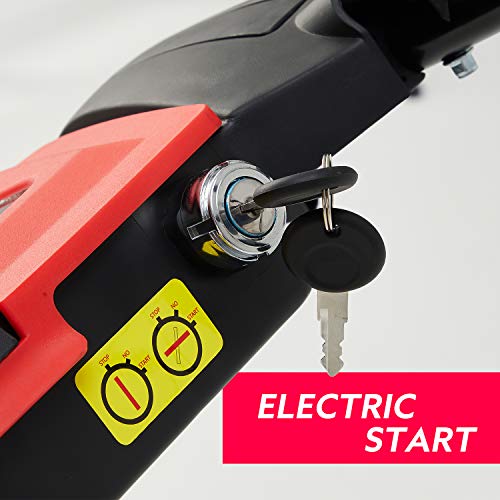 Mellcom Gas Lawn Mower Electric Start 4-Cycle 173cc OHV 21-Inch Tr...