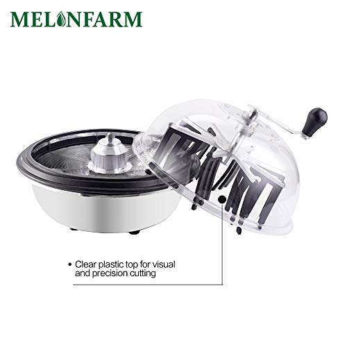 MELONFARM 19 Inch Automatic Bud Leaf Bowl Trimmer Twisted Spin Cut...