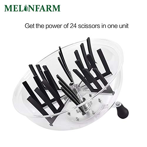 MELONFARM 19 Inch Automatic Bud Leaf Bowl Trimmer Twisted Spin Cut...