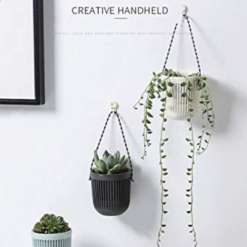 Melphoe 3.5‘’ Two-Piece Succulent Planters Pots with Drainage, Fle...