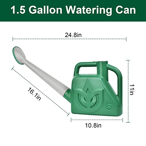 Watering Can for Indoor Outdoor Plants Garden Flower, 1.5 Gallon M...