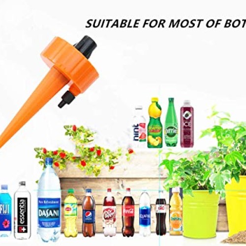 12PCS Self Watering Spikes Automatic Plant Waterer Adjustable Irri...