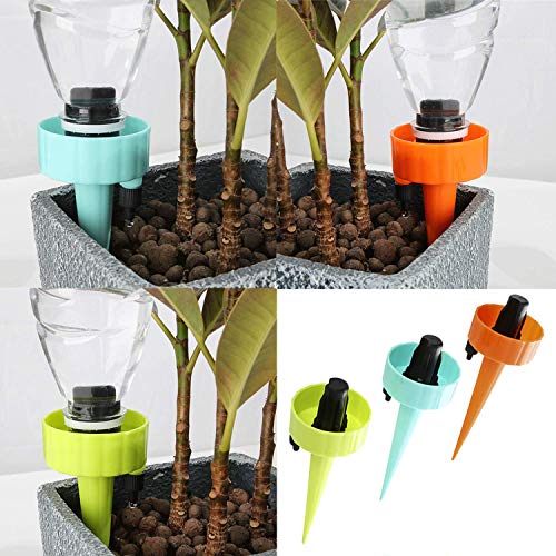 12PCS Self Watering Spikes Automatic Plant Waterer Adjustable Irri...