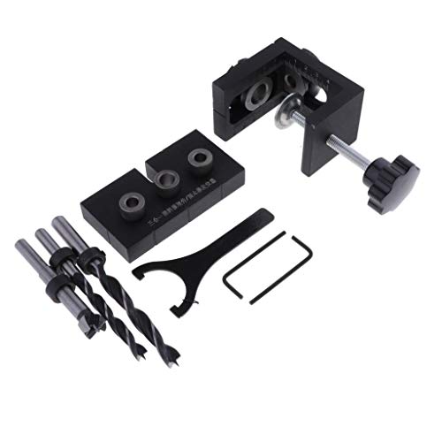 menolana DIY 3 In1 Woodworking Locator Hole Cutter Drill Guide Woo...