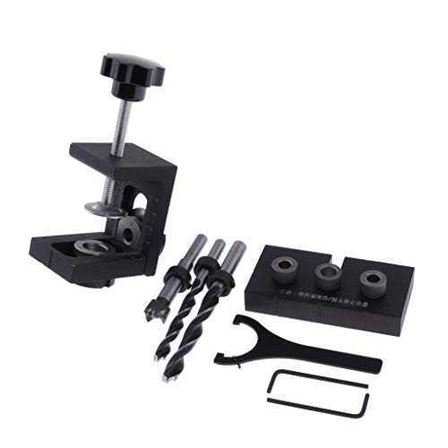 menolana DIY 3 In1 Woodworking Locator Hole Cutter Drill Guide Woo...