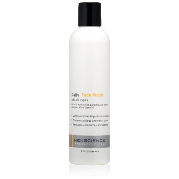 MenScience Androceuticals Daily Face Wash, 8 fl. oz.