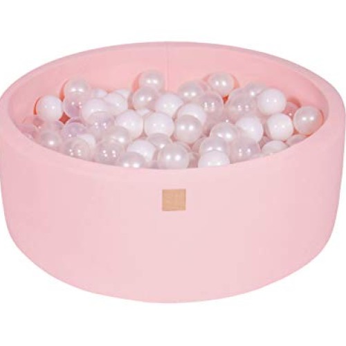 MEOWBABY Foam Ball Pit 35 x 11.5 in /200 Balls Included ∅ 2.75in R...