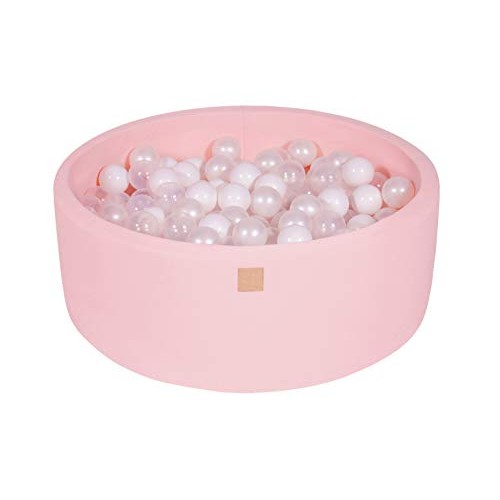MEOWBABY Foam Ball Pit 35 x 11.5 in /200 Balls Included ∅ 2.75in R...