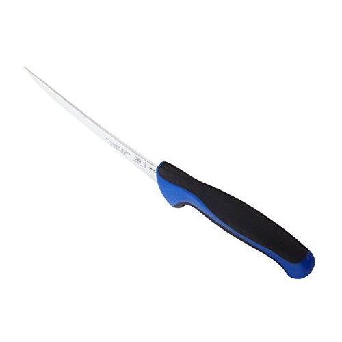 Mercer Culinary Millennia 6-Inch Curved Boning Knife, Blue