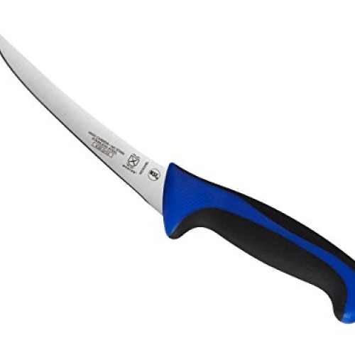 Mercer Culinary Millennia 6-Inch Curved Boning Knife, Blue
