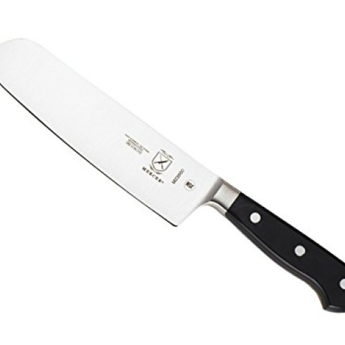 Mercer Culinary Renaissance Forged Nakiri Vegetable Knife, 7 Inch
