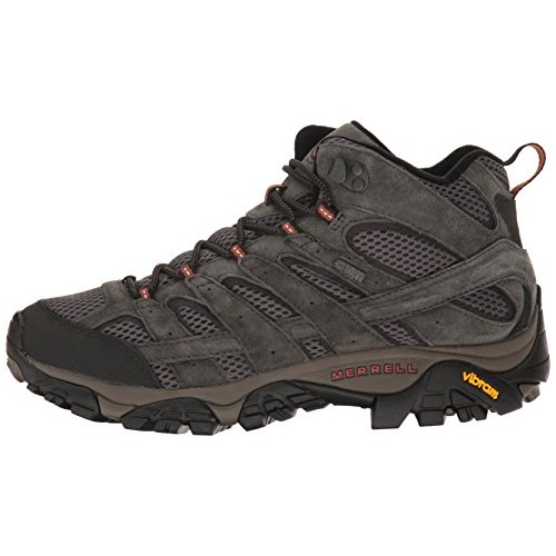 Merrell Mens Moab 2 Mid Waterproof Hiking Boot, Beluga, 11.5 M US