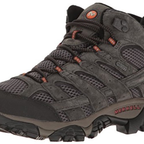 Merrell Mens Moab 2 Mid Waterproof Hiking Boot, Beluga, 11.5 M US