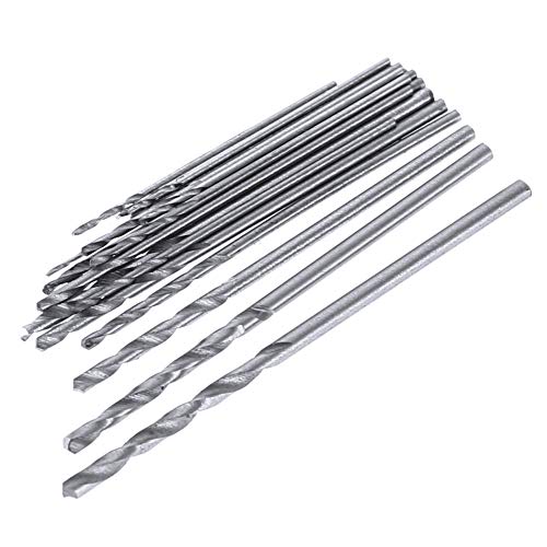 Mesee 20 Pieces HSS Mini Micro Drill Bit Set, 0.3-1.6mm Shank Twis...