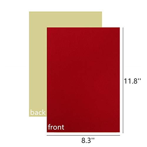 Mesheshe 10PCS Self Adhesive Velvet Fabric Flocking Liner, Felt Fa...