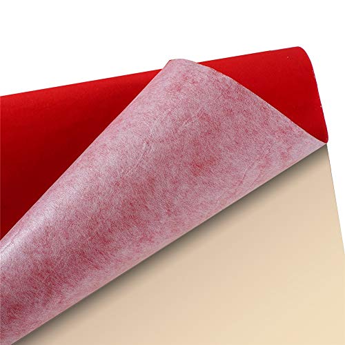 Mesheshe 2PCS Self Adhesive Velvet Flocking Liner, Felt Fabric Adh...