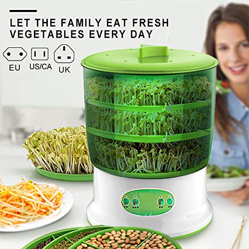 Meshin Automatic Sprouter Machine Bean Sprouts Growing Machine,LED...