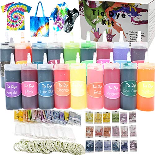 Tie Dye Kits for Kids and Adults│18 Colors X-Large 120ML Bottles, ...