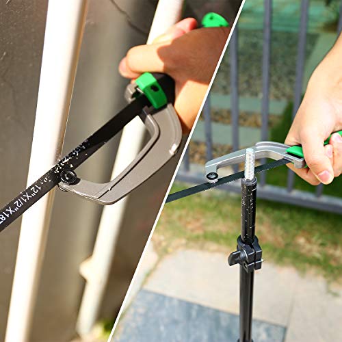 METAKOO Hacksaw, Handsaw with Mini Hacksaw and Hacksaw blades, Mul...
