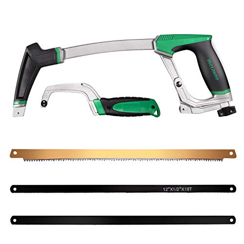 METAKOO Hacksaw, Handsaw with Mini Hacksaw and Hacksaw blades, Mul...