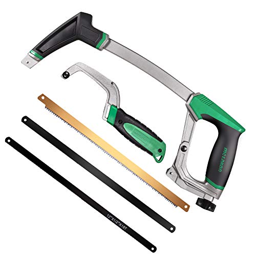 METAKOO Hacksaw, Handsaw with Mini Hacksaw and Hacksaw blades, Mul...