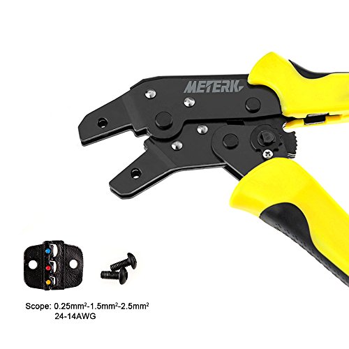 Wire Stripper and Crimping Tool Meterk 0.14-6mm² Adjustable Crimpi...