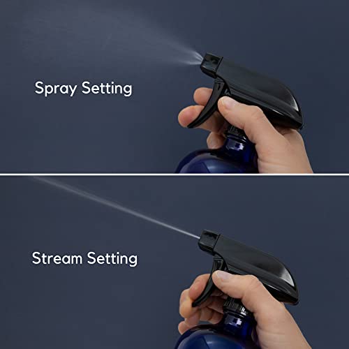 Premium Empty glass Spray Bottles for cleaning solutions with 09 C...