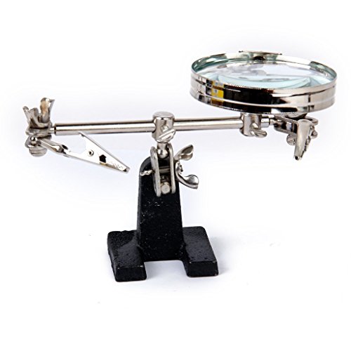 Helping Hand with Magnifier Helping Tool Kit for Watch Repair Jewe...