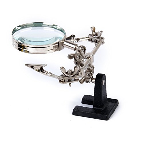 Helping Hand with Magnifier Helping Tool Kit for Watch Repair Jewe...