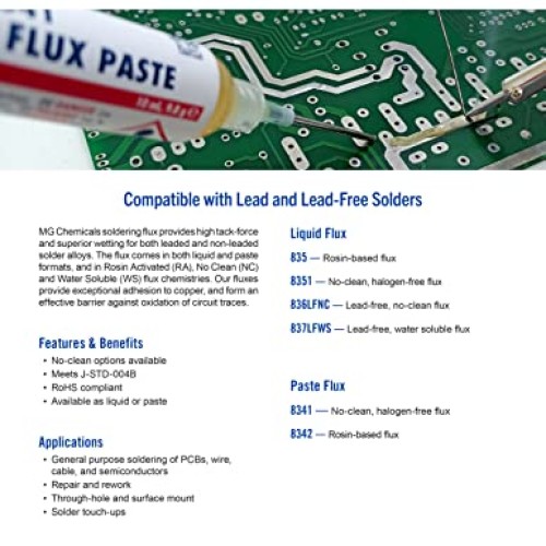 MG Chemicals - 8341-10ML 8341 No Clean Flux Paste, 10 milliliters ...