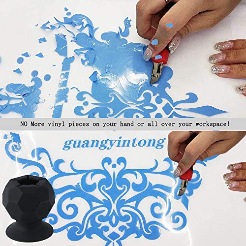 Suction Type Vinyl Weeding Waste Collector, Vinyl Treated Silicone...