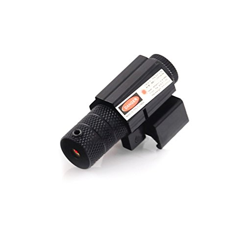 Micnaron Tactical Red Laser Beam Dot Sight Scope for Rifle Pis...