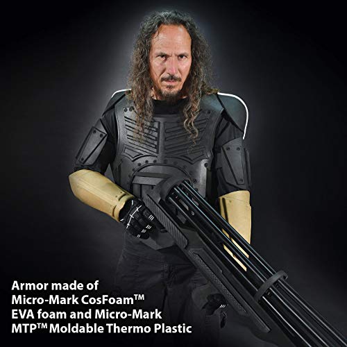 Micro-Mark CosFoam, EVA Foam, 2 Sheets Black, 6mm
