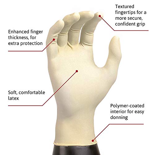 Microflex Diamond Grip MF-300 Disposable Gloves in Latex Multi-Pur...